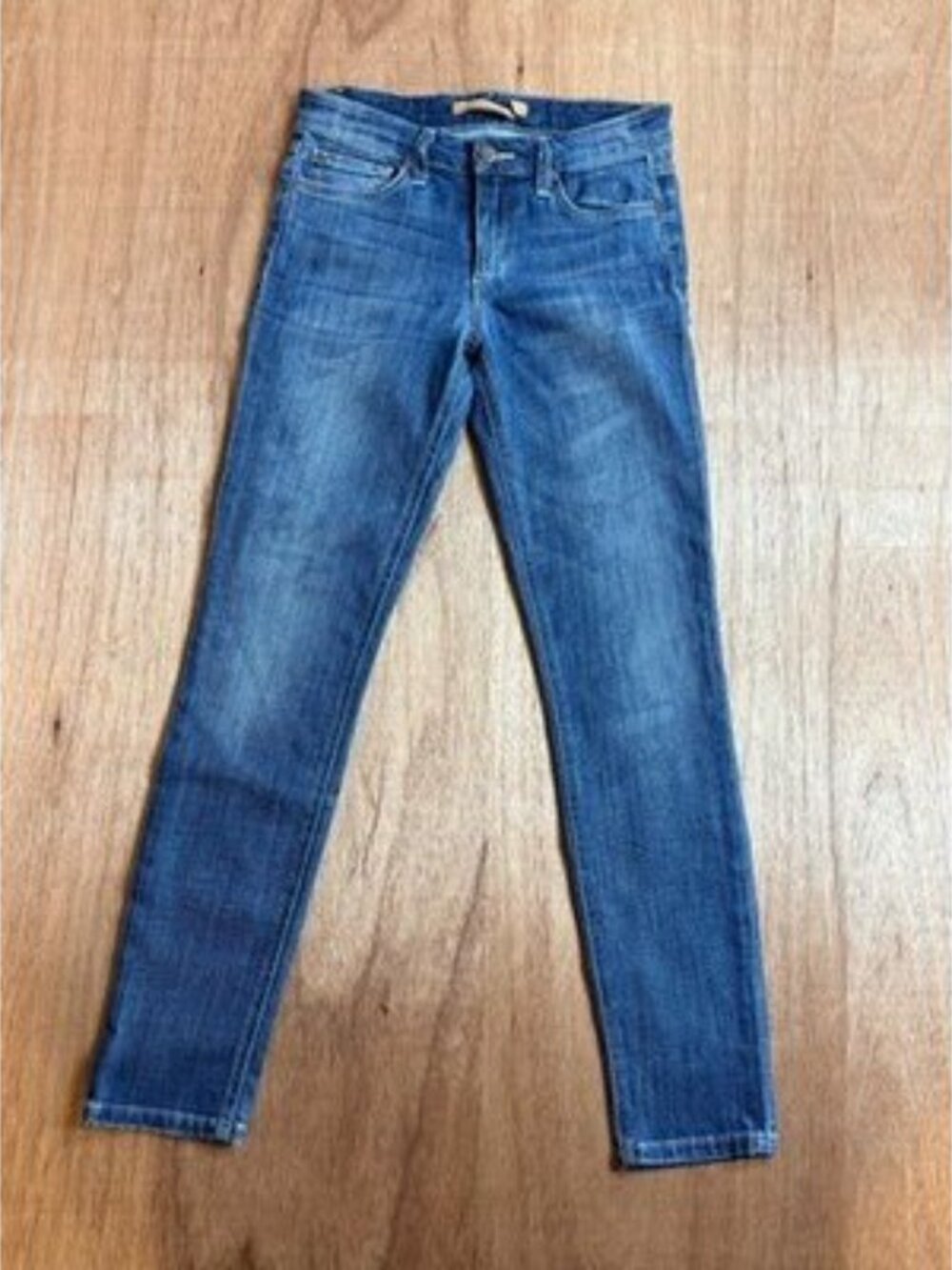Joe's Jeans Lyndi Skinny Jeans Medium Wash Mid Rise Stretch Denim Size 27